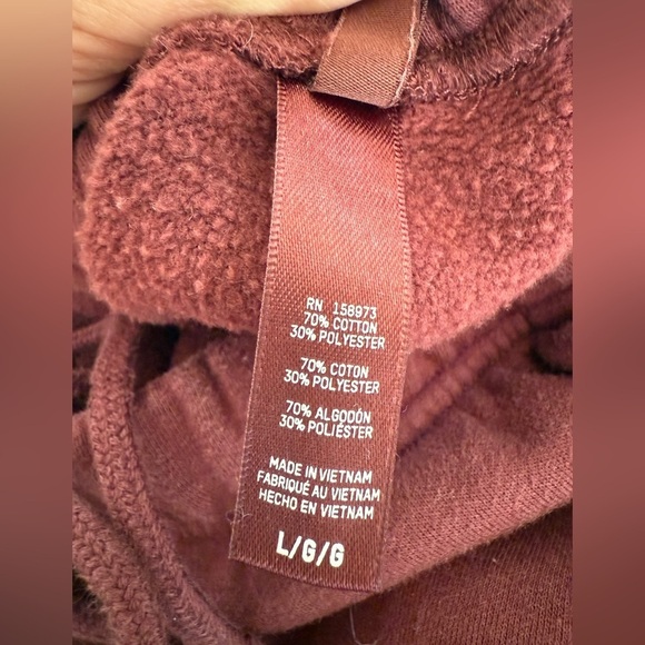 SKIMS Cotton Fleece Classic Straight Leg Sweatpants | Size Large - Picture 9 of 9